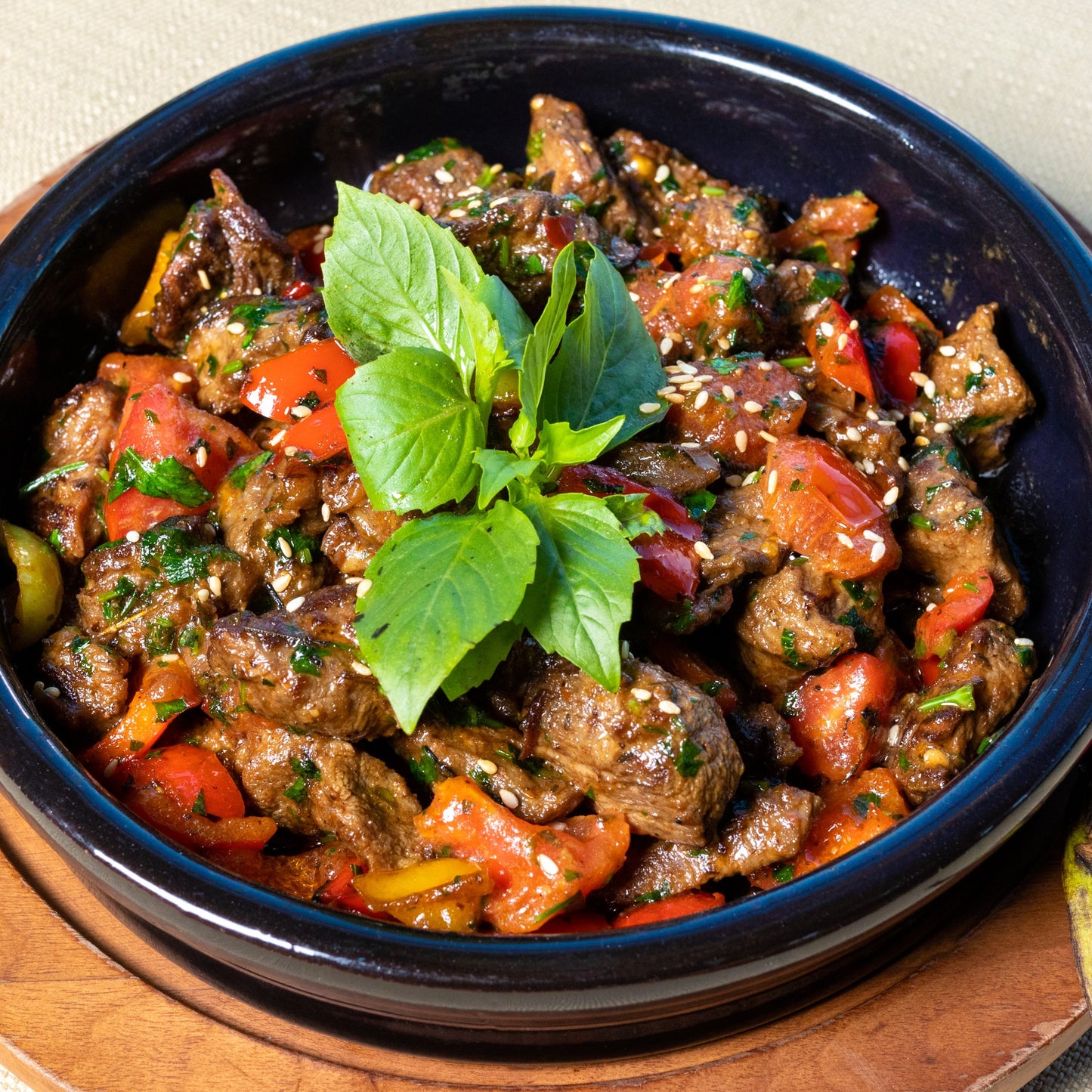 CARNE GUISADA CON BERENJENA