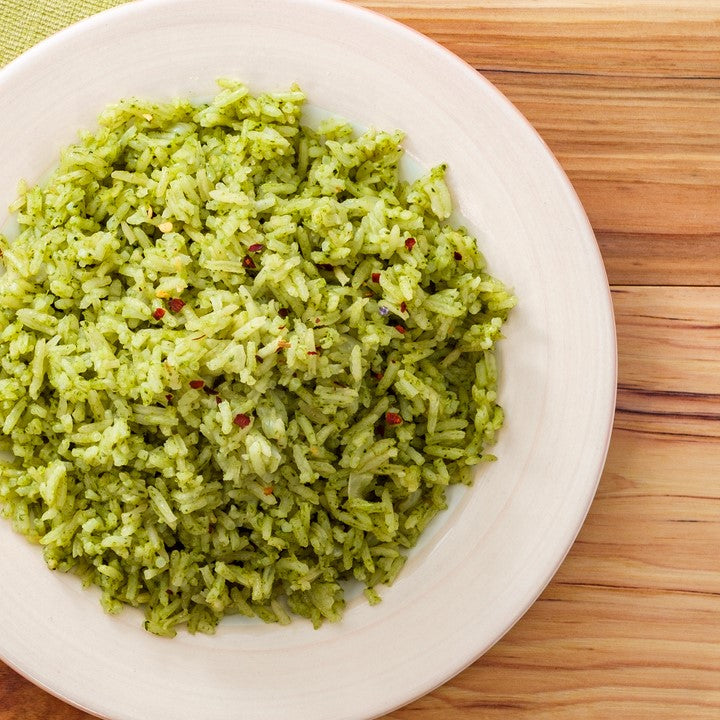 Arroz con pollo verde peruano