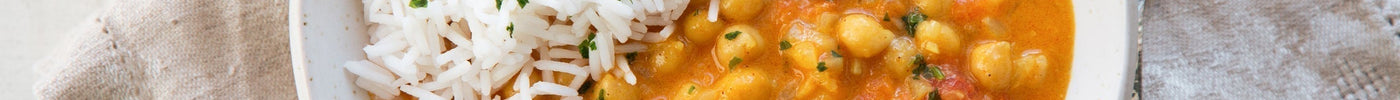 Garbanzos en leche de coco