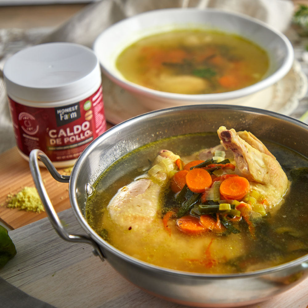 Sopa de pollo Chef James