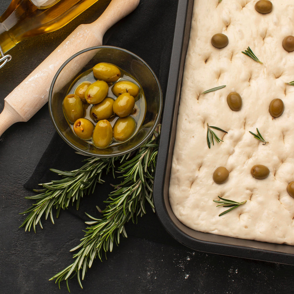 FOCACCIA CON ACEITUNAS