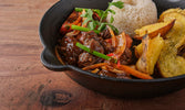 Lomo saltado al estilo peruano