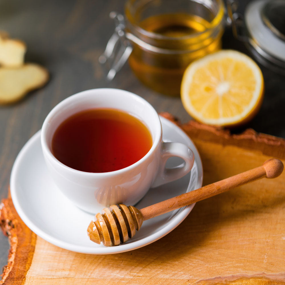 Te pu-erh con jengibre y miel