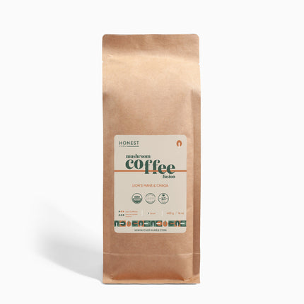 Mushroom Coffee Fusion - Lion’s Mane & Chaga 16oz
