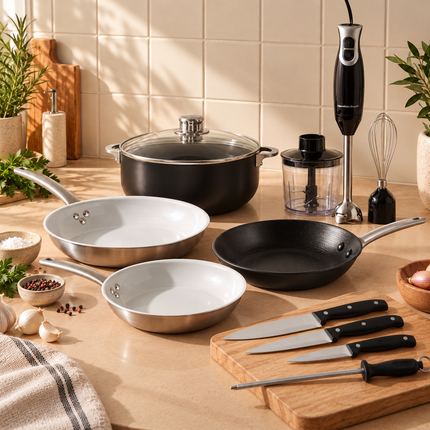PRE ORDER: Chef James Professional Cookware Bundle - Siéntese Quien Pueda Exclusive Deal