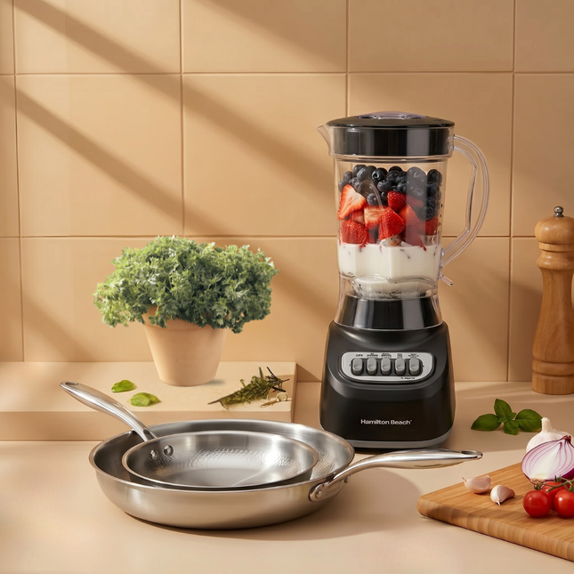 Mother’s Day Kitchen Set: Titanium Non-Stick Pan Set + Blender | Free Shipping USA