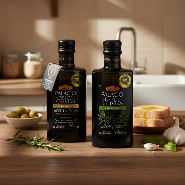 Palacio de los Olivos Bundle – Arbequina & Picual 250ml (Special Edition)