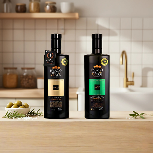 Exclusive Pack: Palacio de los Olivos Olive Oils – Picual & Arbequina - Chef James