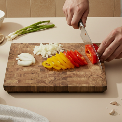 Chef James Bundle: Knife Set 3.0 + Butcher Board + Salt & Pepper Grinder Set