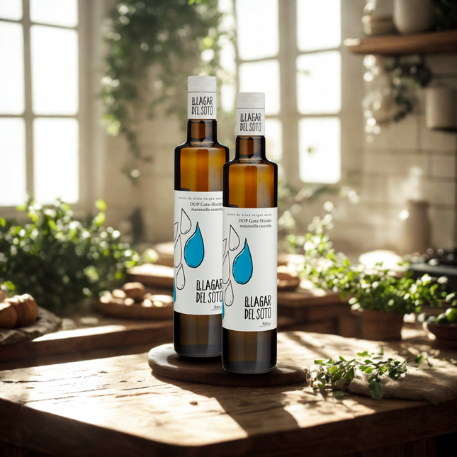 2 Bottles of Lagar del Soto EVOO Manzanilla Cacereña