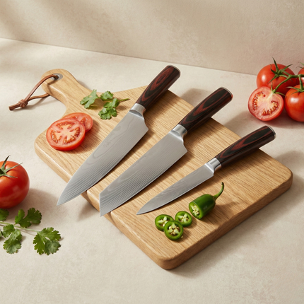Chef James Signature Edge – 3-Piece Knife Set