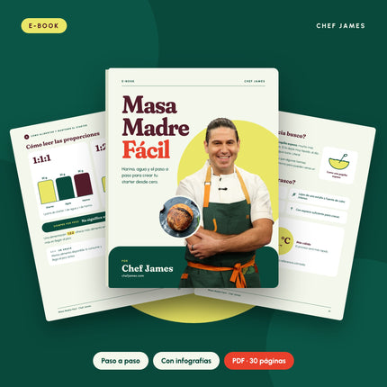 Masa Madre Fácil · E-book de Chef James